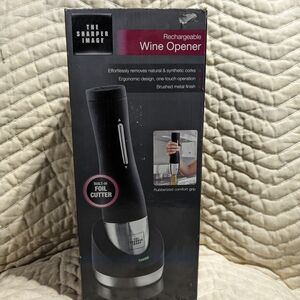 Sharper Image Rechargeable Wine Opener